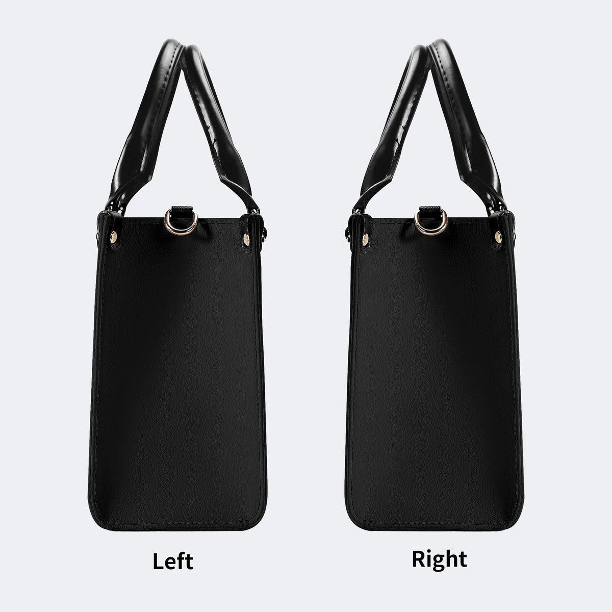 Dark Retro Moon Cat And Moth Print - Leather Handbag