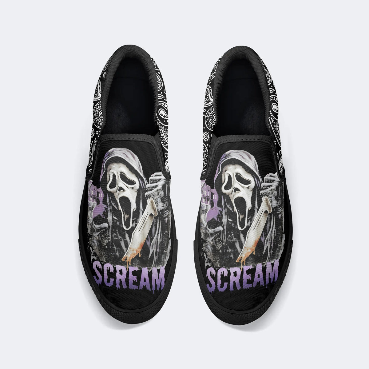 Horror Ghostface - Slip On Shoes