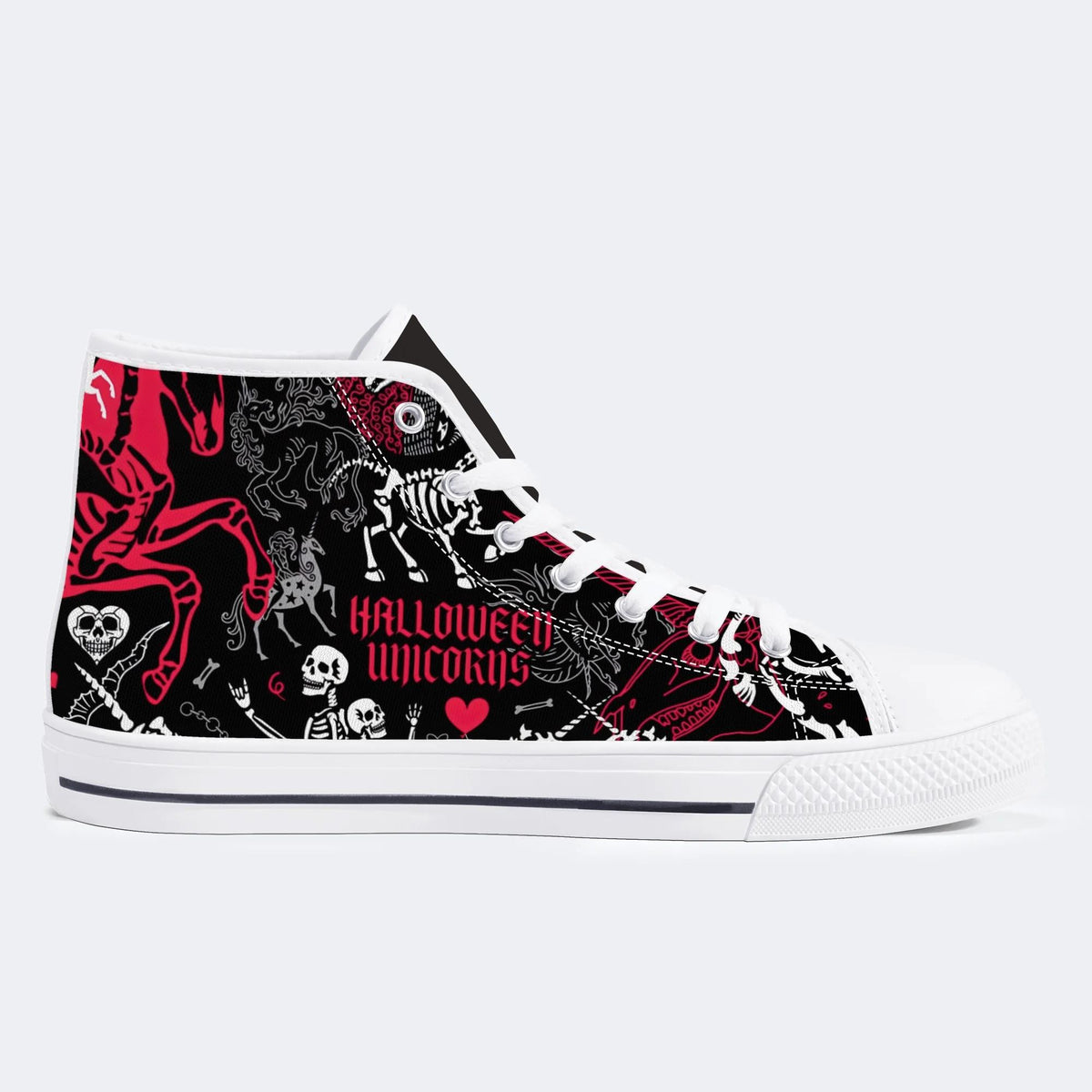 Halloween Horror Art Print - High Top Canvas