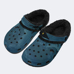 Gothic Night Bats - Fur Lined Slippers/Sandals