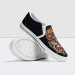 Slipper mit Tiger-Print 