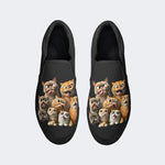 Funny Cat Art Print - Slip On Shoes