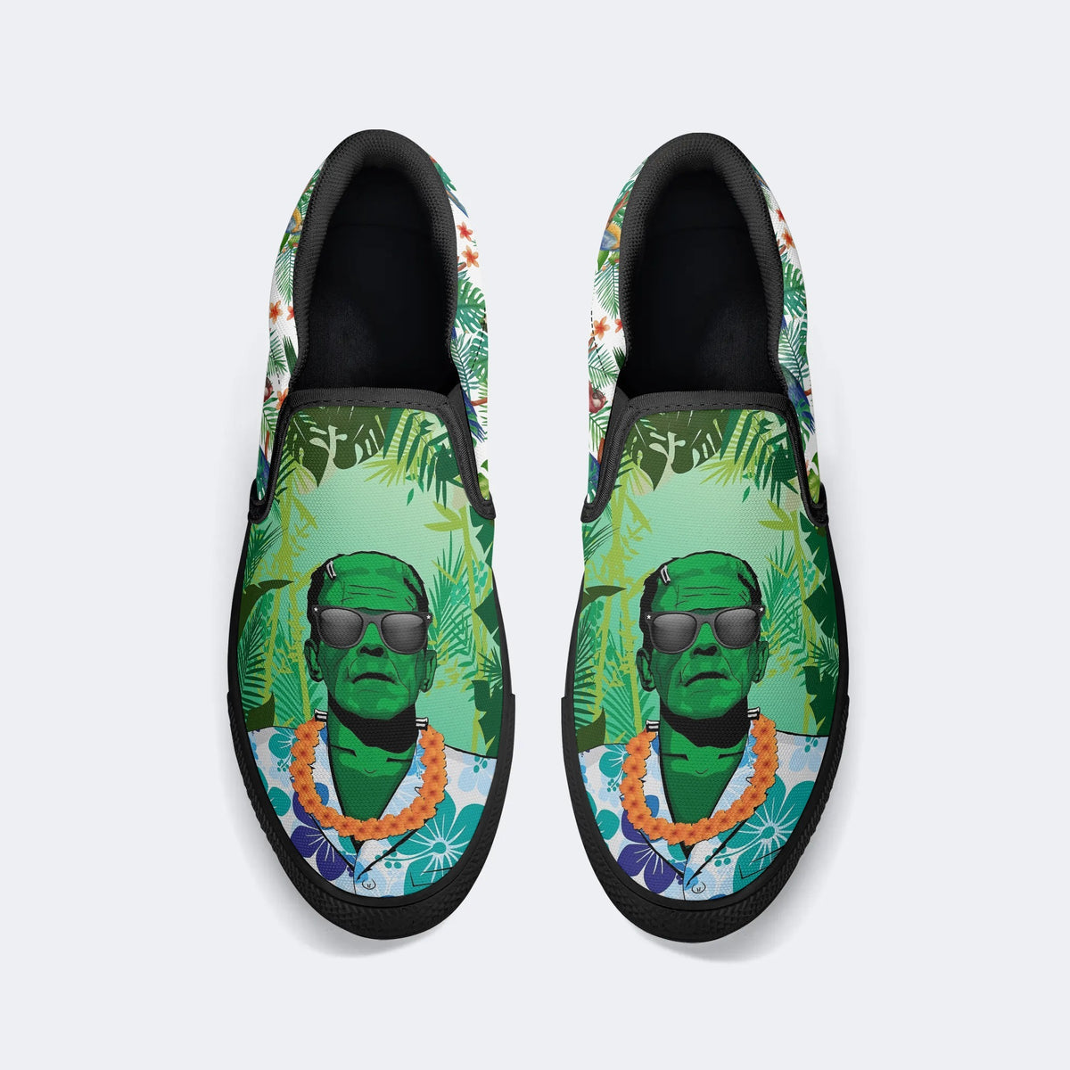 Halloween Monster Unisex Classic - Slip On Shoes