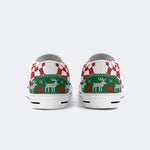 Horror Movie Vintage Print - Slip On Shoes