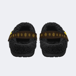 Horror Print - Fur Lined Slippers/Sandals