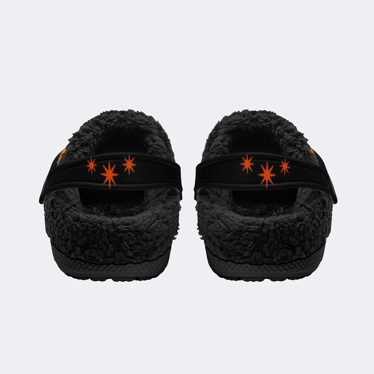 Old School Panther Print - Removable Fur Lined Slippers/Sandals