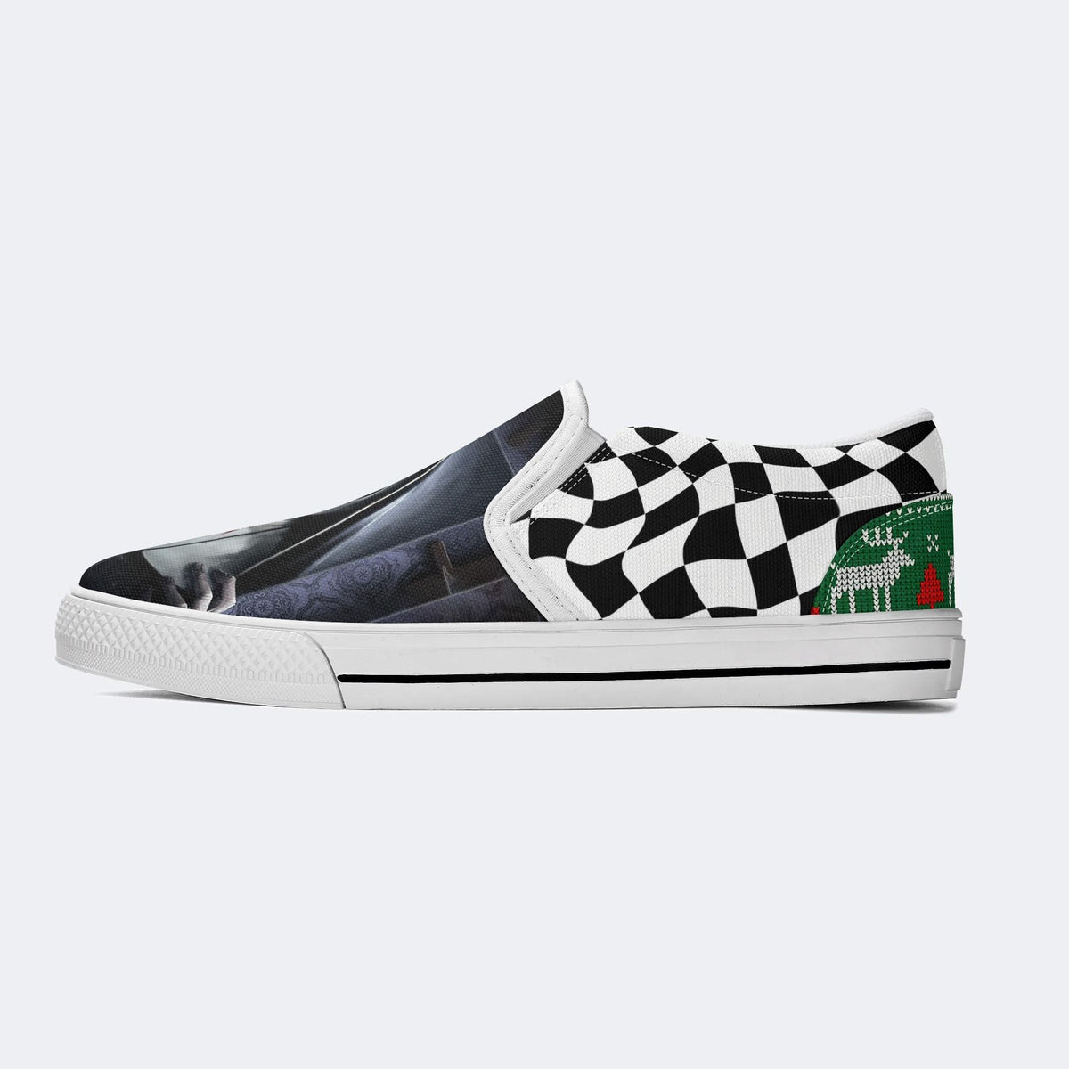 Unisex Horror Print - Slip On Shoes