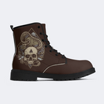 Horror Skull Print - Boots