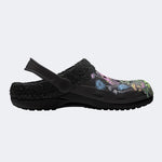 Mushroom Skull - Fur Lined Slippers/Sandals