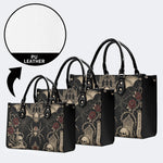 Bat Spider Skull Rose Print Handbag Factory Direct Sales