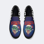 Horror Zombie Santa Claus Print - Slip On Shoes