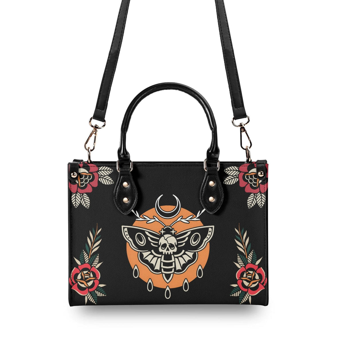 Death Moth Vintage Print - Handbag