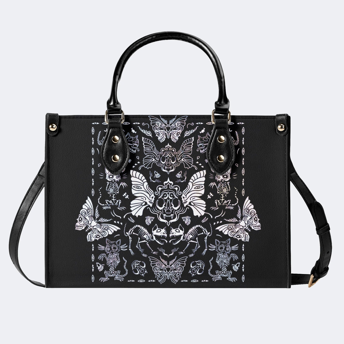 Traditional Tattoo Art Print - Leather Handbag