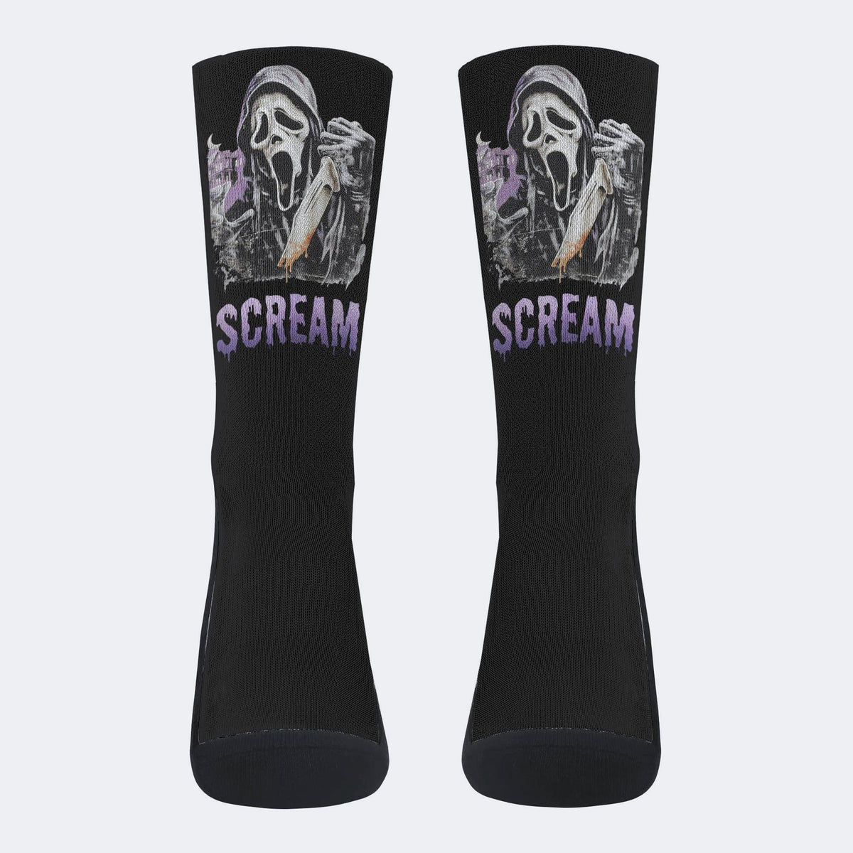 Horror Ghostface Print - Crew Socks