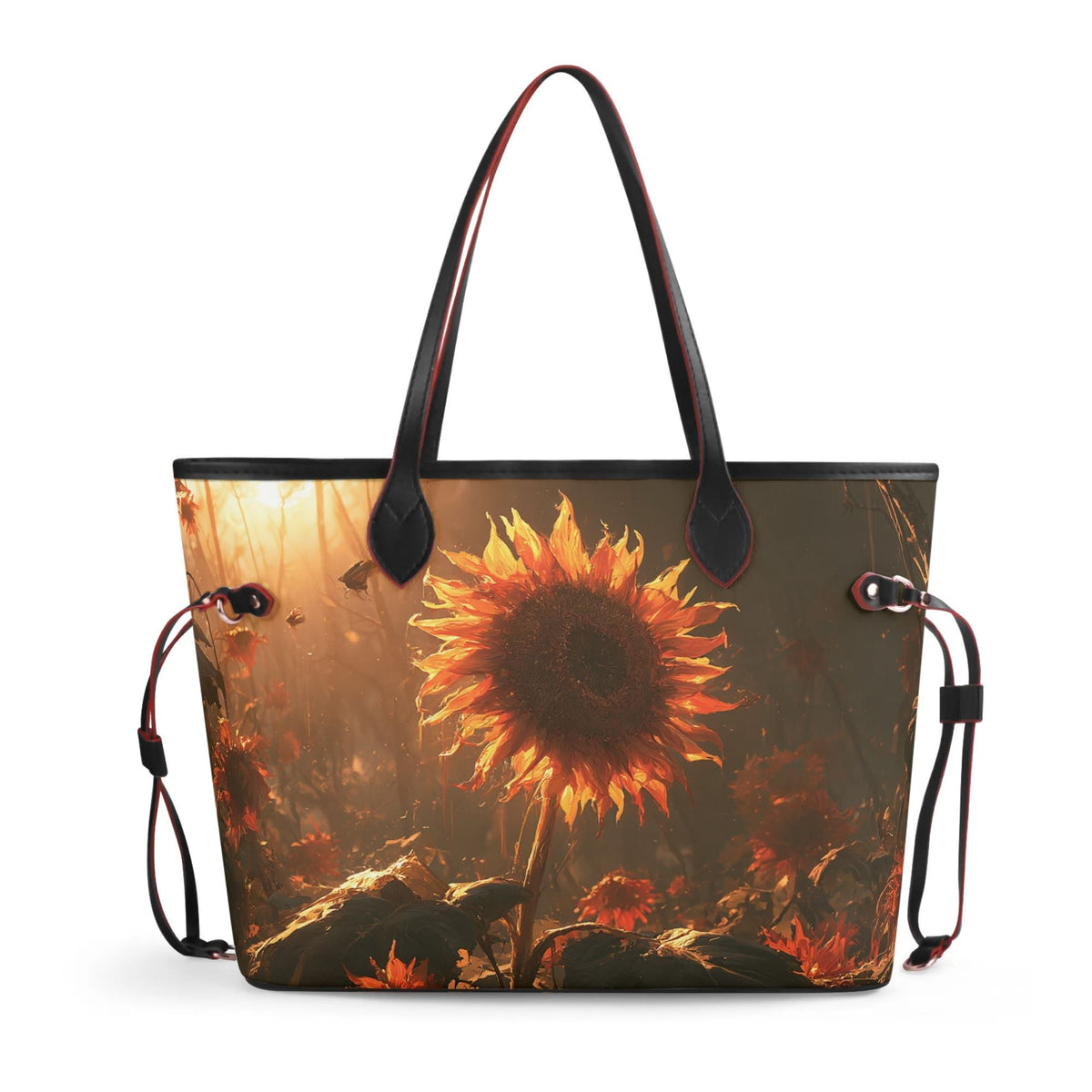 Sunset Sunflower - Large capacity handbag