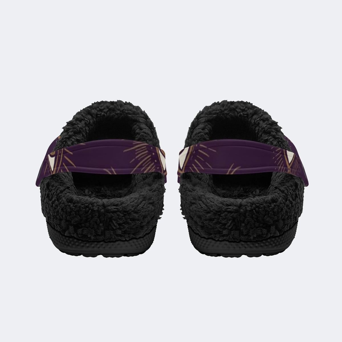 Witchy Celestial Eye - Fur Lined Slippers/Sandals
