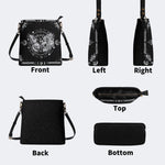 Tarot Skull Butterfly Print - Bucket Bag