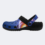 Neon Ghost Spirit - Fur Lined Slippers/Sandals