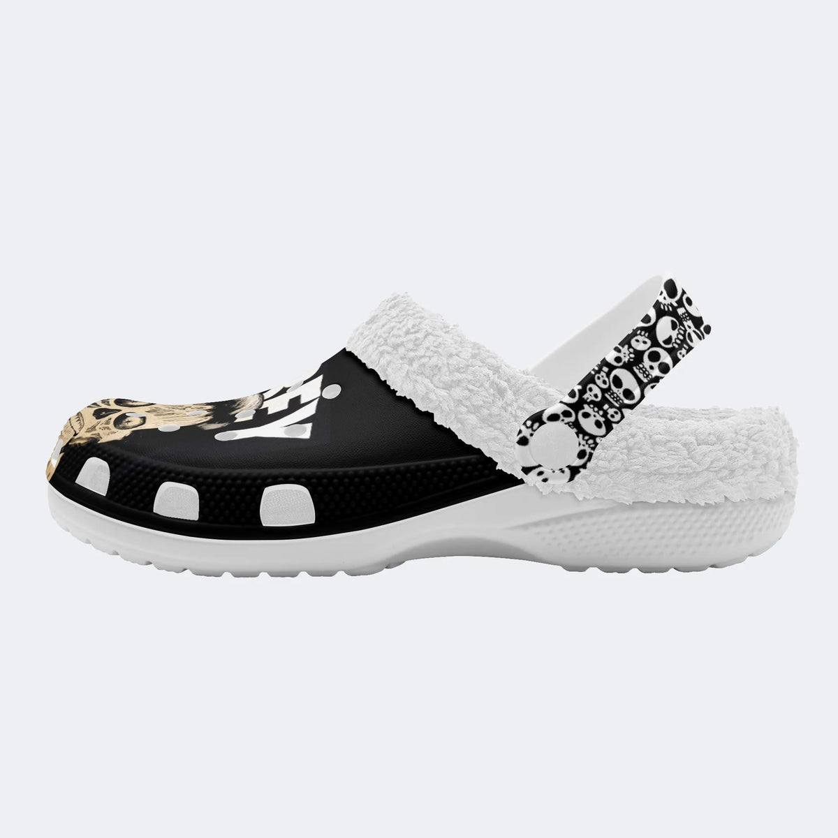 They Live Obey Print - Fur Lined Slippers/Sandals