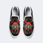 Classic Moth Print - Slip On Shoes