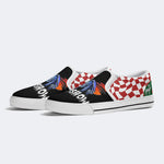 Horror Movie Vintage Graphic Print - Slip On Shoes