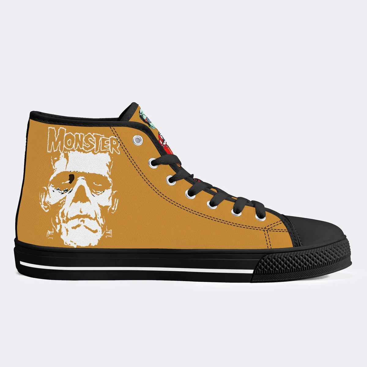 Unisex Monster Print - High Top aus Canvas