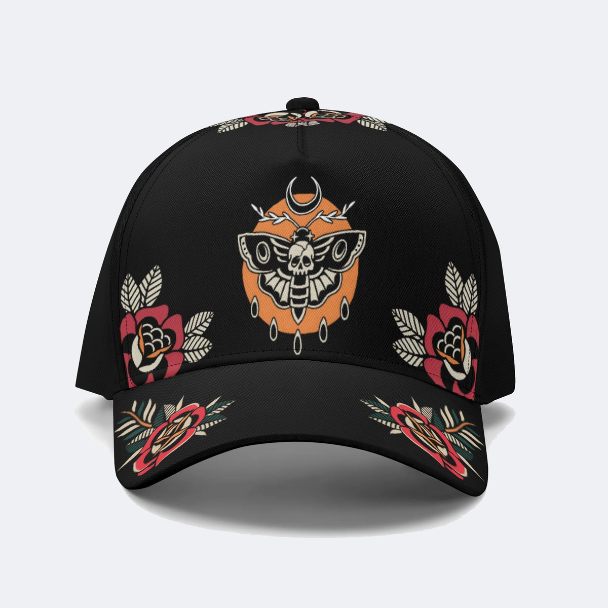 Death Moth Vintage Print - Baseball Hat