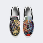 Unisex Wrestling Art Illustration Printed - Slip On Shoes