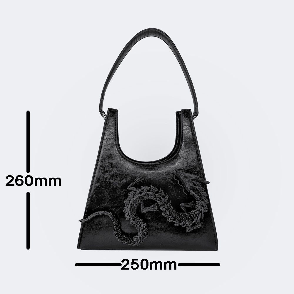Punk Style 3D Dragon Shoulder Bag