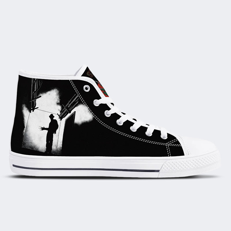 Unisex Horror-Druck - High Top Canvas