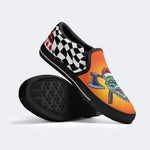 Axe Zombie Santa Print - Slip On Shoes