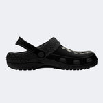Gothic Skeleton Heart - Fur Lined Slippers/Sandals