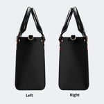 Crown With Snake And Sword - Leather Handbag