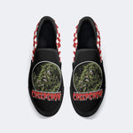 Horror Movie Vintage Print - Slip On Shoes