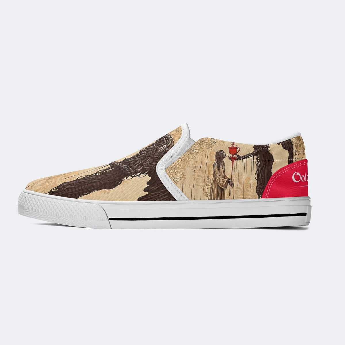 My Cup Runneth Over Printed - Slip On Shoes