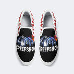 Horror Movie Vintage Graphic Print - Slip On Shoes