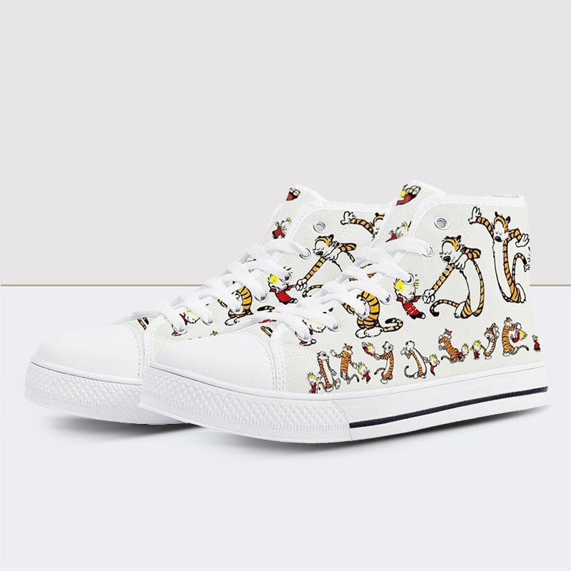 Best of Calvin High Top Canvas Shoes