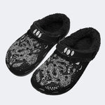 Moon Phase Snake - Fur Lined Slippers/Sandals