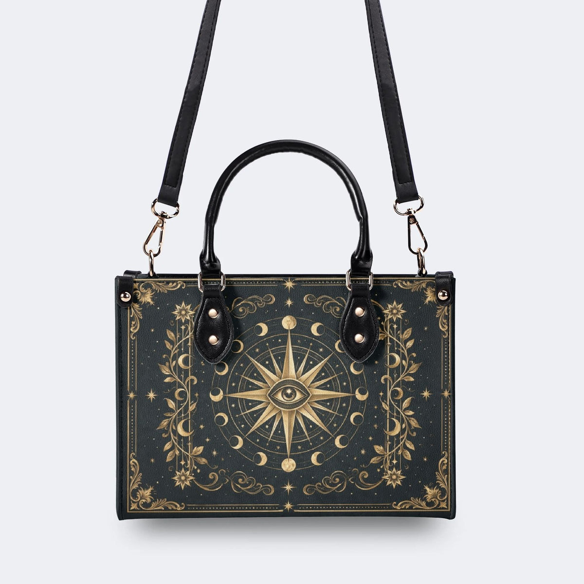 All Seeing Eye Moon Print Handbag Factory Direct Sales