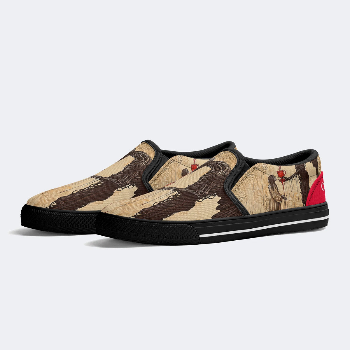 My Cup Runneth Over Printed - Slip On Shoes