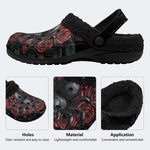 Bloody Rose Spider - Fur Lined Slippers/Sandals