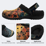 Dark Tarot Cosmos‑Fur Lined Slippers Sandals