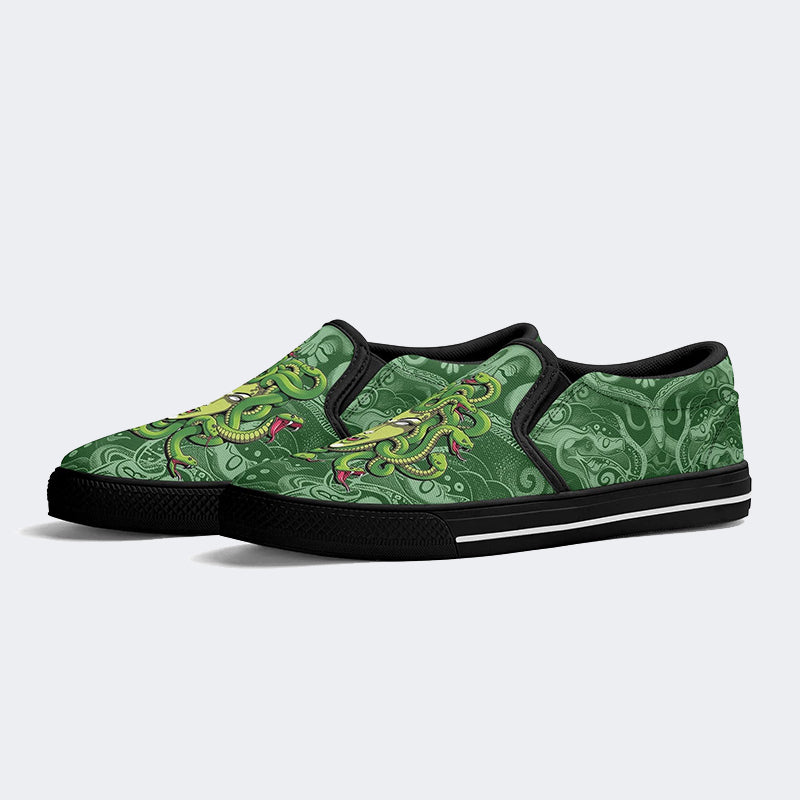 Medusa Print - Slip On Shoes