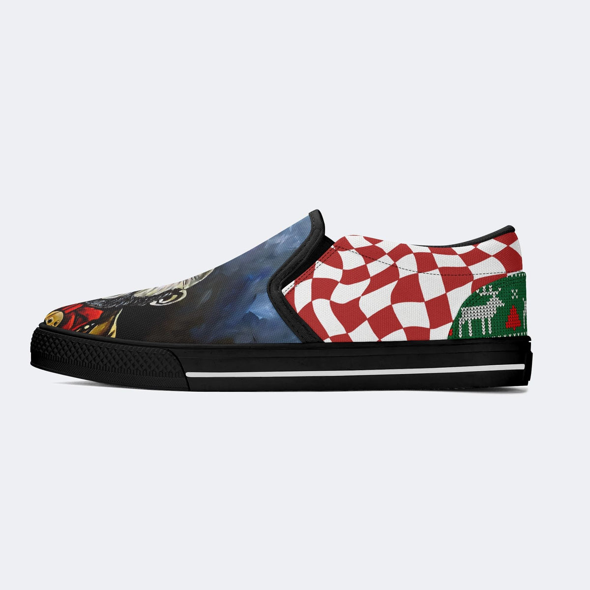 Unisex Horror Print - Slip On Shoes