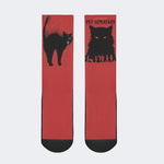 Unisex Retro PET SEMATARY Print - Crew Socks