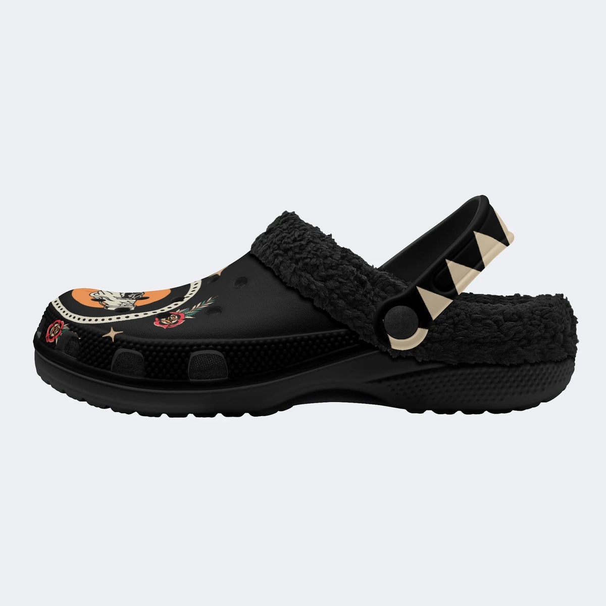 Trust No One Snake Print - Fur Lined Slippers/Sandals