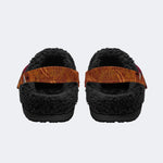 Dark Hell Demon Head - Fur Lined Slippers/Sandals