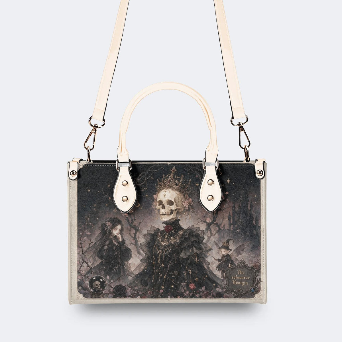 Die Schwarze Konigin Print Handbag Factory Direct Sales