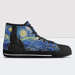 Van Gogh Kunst Sternennacht High Top Canvas Schuhe