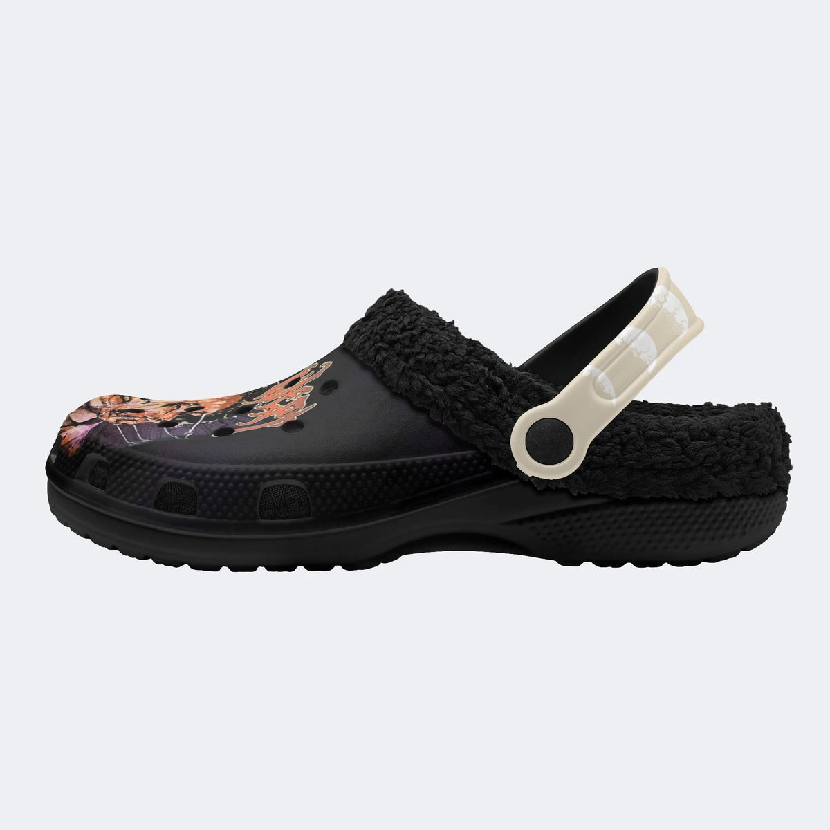 Jesus Wept Retro Print - Fur Lined Slippers/Sandals